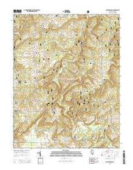Waltersburg Illinois Current topographic map, 1:24000 scale, 7.5 X 7.5 Minute, Year 2015