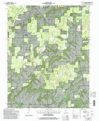 Waltersburg Illinois Historical topographic map, 1:24000 scale, 7.5 X 7.5 Minute, Year 1996