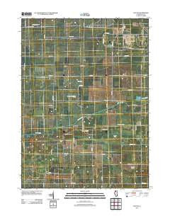 Walton Illinois Historical topographic map, 1:24000 scale, 7.5 X 7.5 Minute, Year 2012