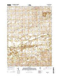 Walton Illinois Current topographic map, 1:24000 scale, 7.5 X 7.5 Minute, Year 2015