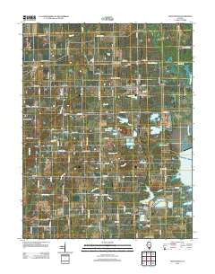 Waltonville Illinois Historical topographic map, 1:24000 scale, 7.5 X 7.5 Minute, Year 2012