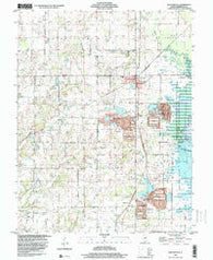Waltonville Illinois Historical topographic map, 1:24000 scale, 7.5 X 7.5 Minute, Year 1998