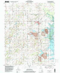 Waltonville Illinois Historical topographic map, 1:24000 scale, 7.5 X 7.5 Minute, Year 1998