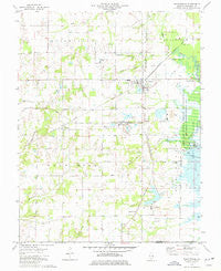 Waltonville Illinois Historical topographic map, 1:24000 scale, 7.5 X 7.5 Minute, Year 1975