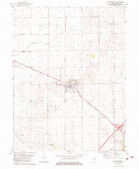 Warrensburg Illinois Historical topographic map, 1:24000 scale, 7.5 X 7.5 Minute, Year 1982