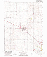 Warrensburg Illinois Historical topographic map, 1:24000 scale, 7.5 X 7.5 Minute, Year 1982