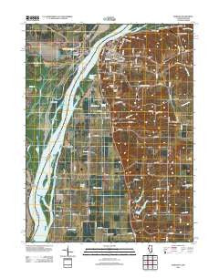Warsaw Illinois Historical topographic map, 1:24000 scale, 7.5 X 7.5 Minute, Year 2012