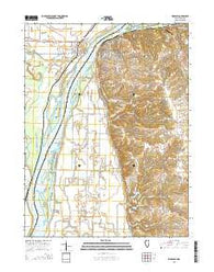 Warsaw Illinois Current topographic map, 1:24000 scale, 7.5 X 7.5 Minute, Year 2015