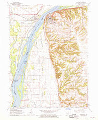 Warsaw Illinois Historical topographic map, 1:24000 scale, 7.5 X 7.5 Minute, Year 1964