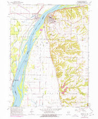 Warsaw Illinois Historical topographic map, 1:24000 scale, 7.5 X 7.5 Minute, Year 1964