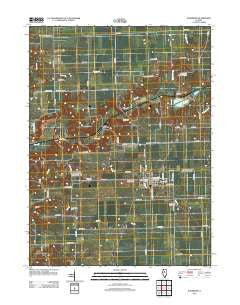 Washburn Illinois Historical topographic map, 1:24000 scale, 7.5 X 7.5 Minute, Year 2012