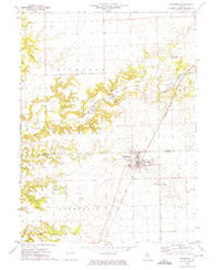 Washburn Illinois Historical topographic map, 1:24000 scale, 7.5 X 7.5 Minute, Year 1972