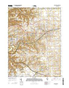 Washington Illinois Current topographic map, 1:24000 scale, 7.5 X 7.5 Minute, Year 2015