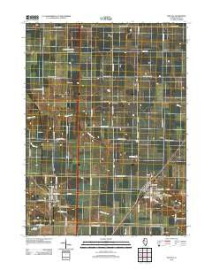 Wataga Illinois Historical topographic map, 1:24000 scale, 7.5 X 7.5 Minute, Year 2012