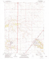 Wataga Illinois Historical topographic map, 1:24000 scale, 7.5 X 7.5 Minute, Year 1982
