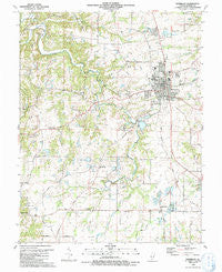 Waterloo Illinois Historical topographic map, 1:24000 scale, 7.5 X 7.5 Minute, Year 1991