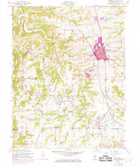 Waterloo Illinois Historical topographic map, 1:24000 scale, 7.5 X 7.5 Minute, Year 1954