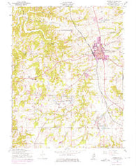 Waterloo Illinois Historical topographic map, 1:24000 scale, 7.5 X 7.5 Minute, Year 1954