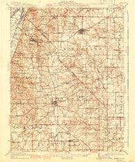 Waterloo Illinois Historical topographic map, 1:62500 scale, 15 X 15 Minute, Year 1913