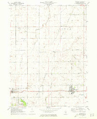 Waterman Illinois Historical topographic map, 1:24000 scale, 7.5 X 7.5 Minute, Year 1971