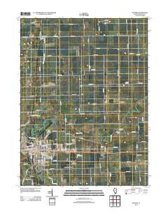 Watseka Illinois Historical topographic map, 1:24000 scale, 7.5 X 7.5 Minute, Year 2012
