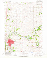 Watseka Illinois Historical topographic map, 1:24000 scale, 7.5 X 7.5 Minute, Year 1964