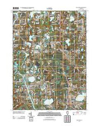 Wauconda Illinois Historical topographic map, 1:24000 scale, 7.5 X 7.5 Minute, Year 2012