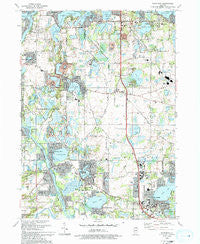 Wauconda Illinois Historical topographic map, 1:24000 scale, 7.5 X 7.5 Minute, Year 1993