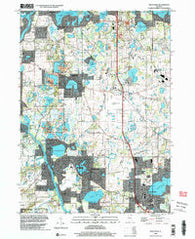 Wauconda Illinois Historical topographic map, 1:24000 scale, 7.5 X 7.5 Minute, Year 1998
