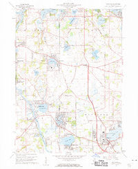 Wauconda Illinois Historical topographic map, 1:24000 scale, 7.5 X 7.5 Minute, Year 1960