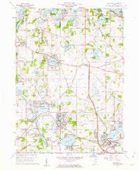 Wauconda Illinois Historical topographic map, 1:24000 scale, 7.5 X 7.5 Minute, Year 1960