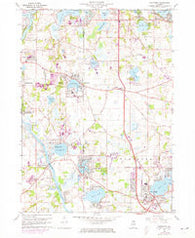 Wauconda Illinois Historical topographic map, 1:24000 scale, 7.5 X 7.5 Minute, Year 1960