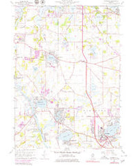 Wauconda Illinois Historical topographic map, 1:24000 scale, 7.5 X 7.5 Minute, Year 1960