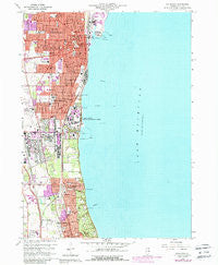Waukegan Illinois Historical topographic map, 1:24000 scale, 7.5 X 7.5 Minute, Year 1960