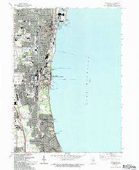 Waukegan Illinois Historical topographic map, 1:24000 scale, 7.5 X 7.5 Minute, Year 1993