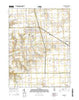 Waverly Illinois Current topographic map, 1:24000 scale, 7.5 X 7.5 Minute, Year 2015