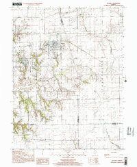 Waverly Illinois Historical topographic map, 1:24000 scale, 7.5 X 7.5 Minute, Year 1998