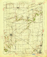 Waverly Illinois Historical topographic map, 1:62500 scale, 15 X 15 Minute, Year 1926