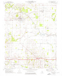 Wayne City Illinois Historical topographic map, 1:24000 scale, 7.5 X 7.5 Minute, Year 1973
