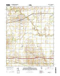 Wayne City Illinois Current topographic map, 1:24000 scale, 7.5 X 7.5 Minute, Year 2015