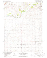 Waynesville West Illinois Historical topographic map, 1:24000 scale, 7.5 X 7.5 Minute, Year 1980