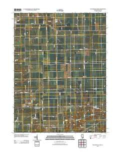 Waynesville East Illinois Historical topographic map, 1:24000 scale, 7.5 X 7.5 Minute, Year 2012