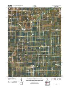 Waynesville West Illinois Historical topographic map, 1:24000 scale, 7.5 X 7.5 Minute, Year 2012