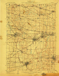 Weaton Illinois Historical topographic map, 1:62500 scale, 15 X 15 Minute, Year 1908