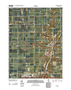 Wedron Illinois Historical topographic map, 1:24000 scale, 7.5 X 7.5 Minute, Year 2012
