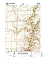 Wedron Illinois Current topographic map, 1:24000 scale, 7.5 X 7.5 Minute, Year 2015