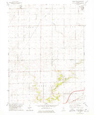 Weldon West Illinois Historical topographic map, 1:24000 scale, 7.5 X 7.5 Minute, Year 1979
