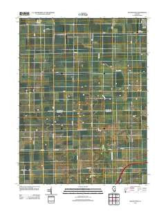Weldon West Illinois Historical topographic map, 1:24000 scale, 7.5 X 7.5 Minute, Year 2012