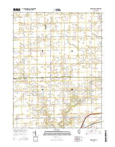 Weldon West Illinois Current topographic map, 1:24000 scale, 7.5 X 7.5 Minute, Year 2015