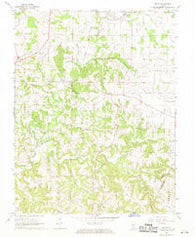 Welge Illinois Historical topographic map, 1:24000 scale, 7.5 X 7.5 Minute, Year 1968